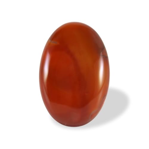 Carnelian Crystal Palm Stone, Worry...