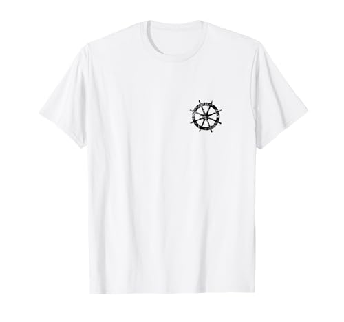 Volant (noir vintage) bateau et voile T-Shirt