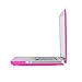 RUBAN Compatible with MacBook Model A1286 (2011 2010 2009 Year Old Version Pro 15 inch with CD-ROM), Plastic Hard Case Shell and Keyboard Cover - Hot Pink
