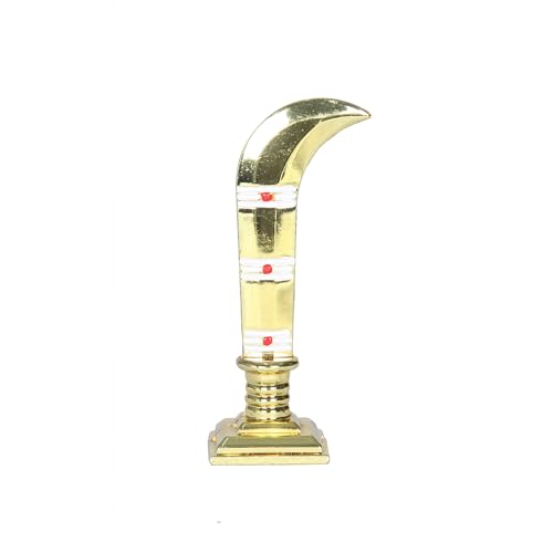 Image of Anciently Karuppasamy Aruval for Car Dashboard | Karuppasamy Aruva Idol, Metal, 1 Piece