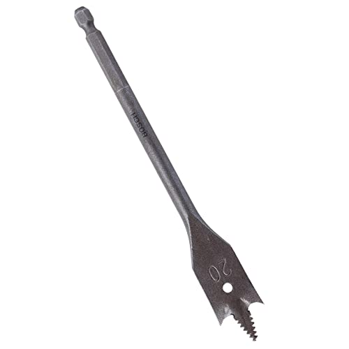 Image of Bosch 20 x 152mm Selfcut Spade Flat Wood Drill Bit Hex Shank 1/4" 2608587577