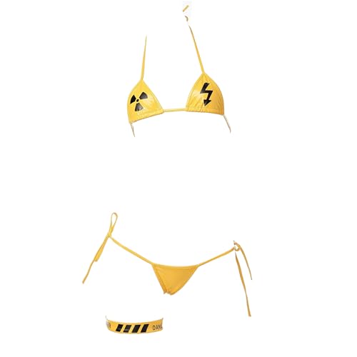 SINGUYUN Womens Micro Bikini Kawaiii Anime Cosplay Lingerie set