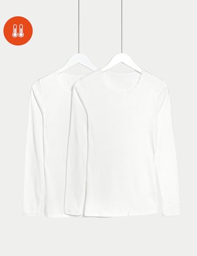 Image of Marks & Spencer Goodmove Womens Solid Polyester Blend Scoop Neck Regular Fit Short Sleeve Top