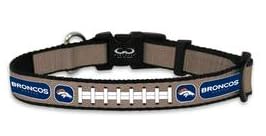 Rico Denver Football Broncos Reflective Football Safety Pet Dog Collar - Small