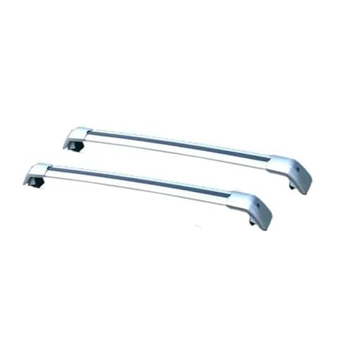 DZSQEGBX 2 Piezas para MG HS 5 Puertas SUV (diciembre 2019-2022), Rieles Empotrados, Barras Laterales Aleación Aluminio, Travesaños, Portaequipajes Y Barras De Techo Bacas para Vehículos(Plata)