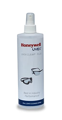 Uvex Clear Plus Lens Cleaner Solution, 16 oz