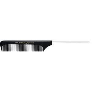 Hercules Sägemann Strong Pin Tail Comb with Very Wide Teeth 9" | Seamless - Professional - Hard Rubber (Ebonite) - Made in Germany