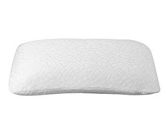 Image of EMERALD PILLOW Polyester Memory Foam 55 Density Neck & Back Support Bed Sleeping Pillow with Removable Zip Cover (18'' x 27'' , White , King Size)
