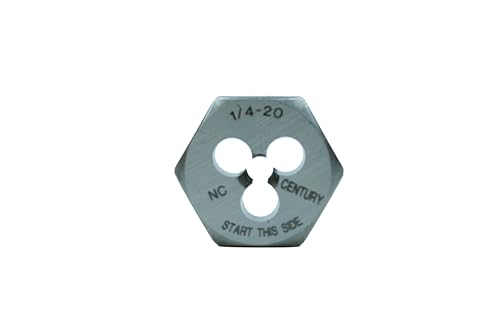 Image of Century Drill & Tool 98922 Fractional Tap & Die Set, 12 Piece | external thread cutting, thread restoration