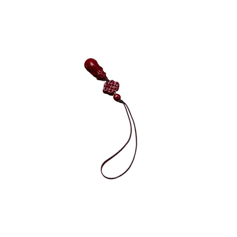 ADERFETBI Llavero Cinnabar Pixiu - Colgante for teléfono móvil con cordón for Llavero, joyería Personalizada for Hombre, Colgante for Mochila, decoración for Llaves Llavero Coche(B)