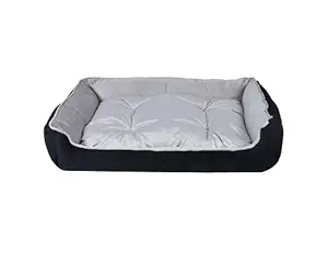 Slatters Be Royal Store Reversible Dual Ultra Soft Velvet Luxury Sofa Bed PET Bed | Dog Bed | CAT Bed | Puppies Puppy Bed | Rabbit Bed (Dimensions Length 90*Width 60*Height 20 in cm)