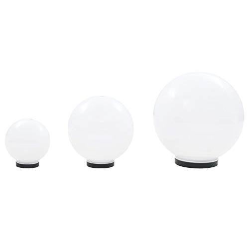 Set Lampade a LED Sferiche, 3 pezzi 20/30/40 cm