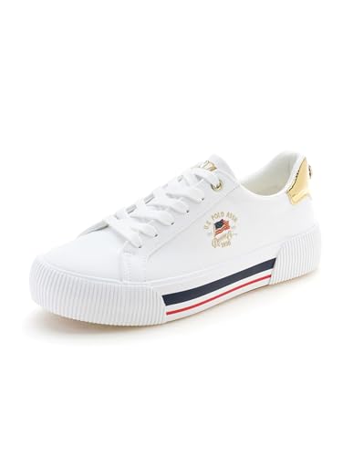 Image of U.S. Polo ASSN. Lizzie 3.0 Off White Chunky Sneaker Shoes