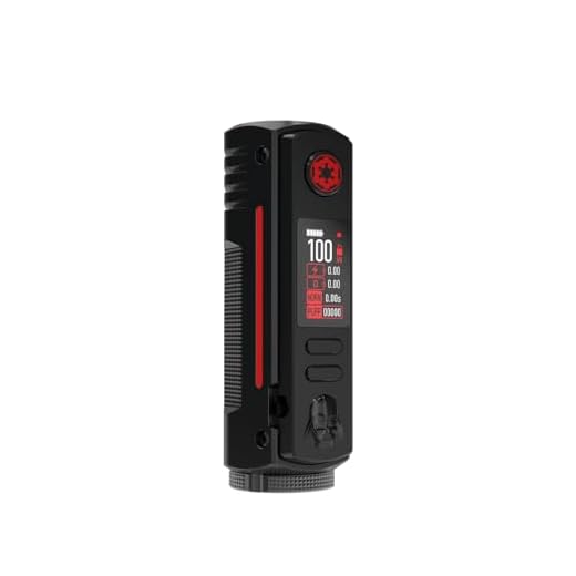 Rayden 100W Box Mod for Vapefly Kits, Stylish, Durable, and Customizable Vaping Device, TVDC, 2ML Cartridge, No Nicotine, (Black Red)