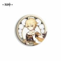 Amazon.co.jp: 公式正規品 空 缶バッジ 原神 等身 立ち絵 旅人 主人公