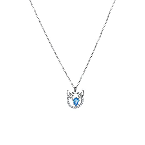 Bijoux collier cerf argent 925, le cadeau parfait pour sublimer une femme