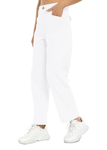 Urban CoCo Women's High Waist Relaxed Fit Work Pants Casual Hiking Pants with Pockets3