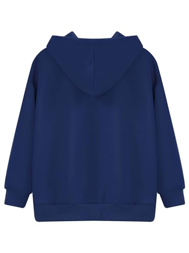 Kids Boys Girls Hooded Sweatshirt Long Sleeve Pullover Top Tee with Pockets Workout Warm Outwear4