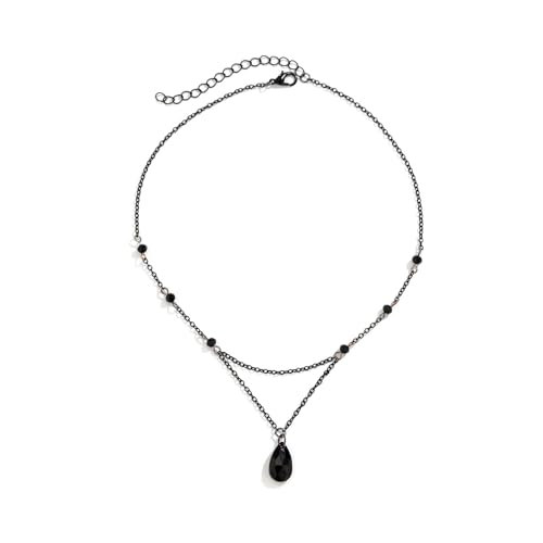 MIFYNN Vintage Gothic Blood Drop Tassel Pendant Necklace Red Water Drop Choker Necklace Punk Style Necklace Dark Tear Drop Y Necklace Halloween Necklace Jewelry for Women3