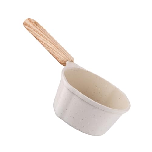 PartyKindom Butter Melting Pot with Spout Small Saucepan for Oil Heating Warmer Versatile Kitchen Essential with Handle for Precise Pouring Capacity