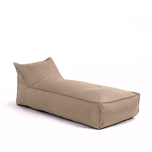 Avalon - Pouf Chaise Longue da Esterno Badd L Jive, Pouf Letto Comodo e Impermeabile, Grande e Perfetto da Giardino, Ottimo per Arredo Piscina, Design Moderno, Made in Italy(80x180cm-Corda)
