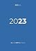 ABNotes Agenda 12M 12 mesi Giornaliera B5 Blue: Planner/Diario giornaliero - Blu - Grande 366 Pagine Spesse - Griglia calendario annuale e mensile - Note