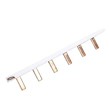 Gaeirt 1P Bus Bar, Breaker Bus Bar Wear Resistant Insulation for C45 DZ47 IC65N Type6 Way