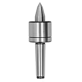 Live Center MK3, Morse Taper Lathe Tool, 0.01mm Point Live Center for Woodw, 40Cr Steel Main Part with T10 y Joint for Speed CNC Lathes