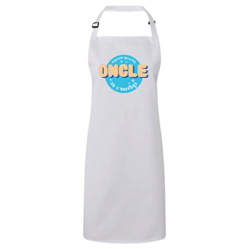 Tablier Oncle Univers cadeau cuisine unique fête anniversaire