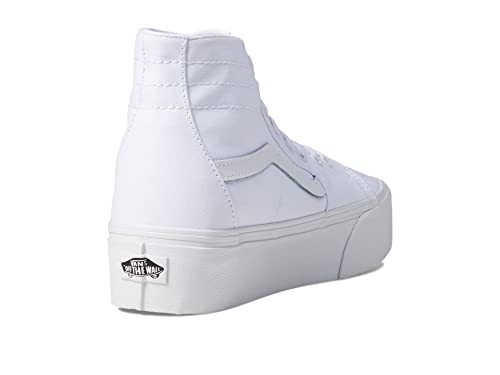 Vans Vans Men's Sk8-Hi Tapered Stackform Shoes, Canvas True White, Size 7.5 Medium