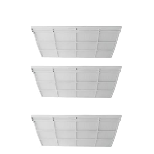 Kit 3 Filtros Tela Protetora Para Ar Condicionado Split Piso Teto Carrier Space 48.000 E 60.000 Btuh