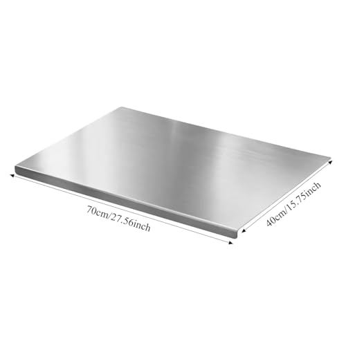 Tabla de cortar de acero inoxidable 69.85x39.88 cm miniatura 3