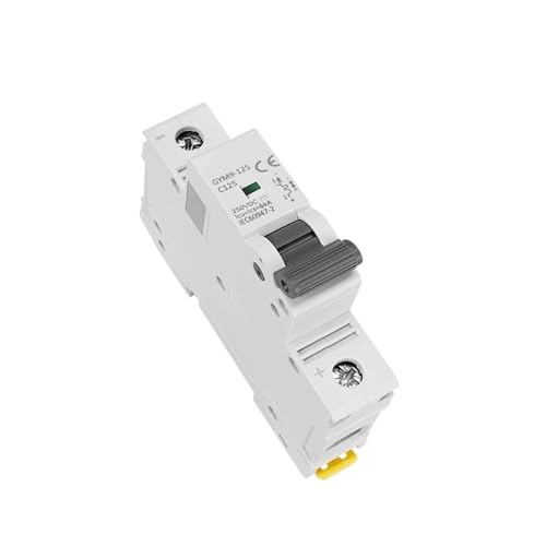 Disyuntor de 125A para carril Din con protección magnetotérmica de 6KA y 250VDC