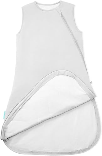 Image of PurComfy Supersoft Sleep Sack 1.0 TOG, Premium Bamboo Viscose Baby Sleeping Bag 2-Way Zipper Sleep Sack Baby Wearable Blanket