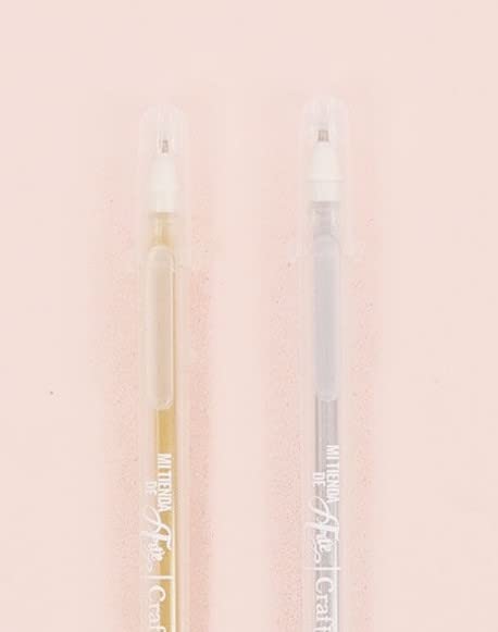 Set de 2 Bolígrafos Gel para Papel Coloreado y Oscuro miniatura 7