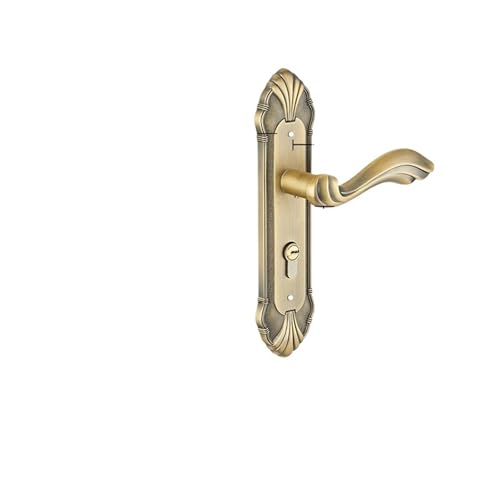 Serrure de porte intérieure européenne en bois bronze de style traditionnel - 2