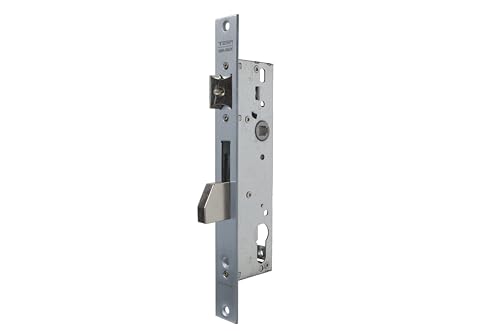Tesa Assa Abloy 4210305NM Cerradura Monopunto De Palanca Basculante Para Perfiles metálicos Niquel Mate Entrada 30 mm 2210