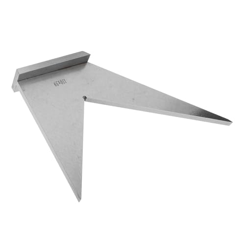 ZASCHMOY Équerre à Onglets Multi-angles 30° 45° 90° 120° DIN 875/2 Règle d'angle Standard Équerre d'ingénieur avec Base Outil de Mesure Multi-angles