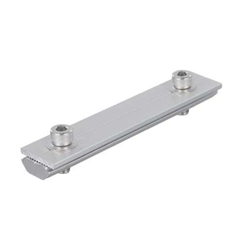 Soportes de plata para paneles solares con conectores de rieles resistentes de 14 cm 5