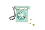 Maße: 19 x 15,5 x 15 cm Classic World - Retro-Telefon – Holz – CL50551