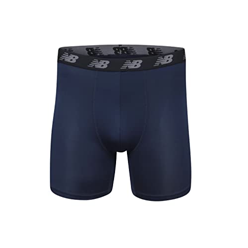 New Balance Men's Mesh 5" No-FLY Boxer Brief (4-Pack)