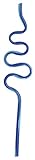 Vibrant Assorted Small Plastic Squiggle Straws (7.5
