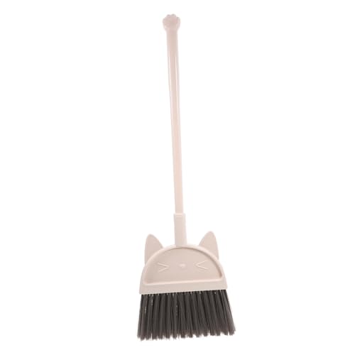 PRETYZOOM Cartoon Broom for Lightweight Small with Cat Elements for Home and Kindergarten Play Encourages Early Cleanup Skills