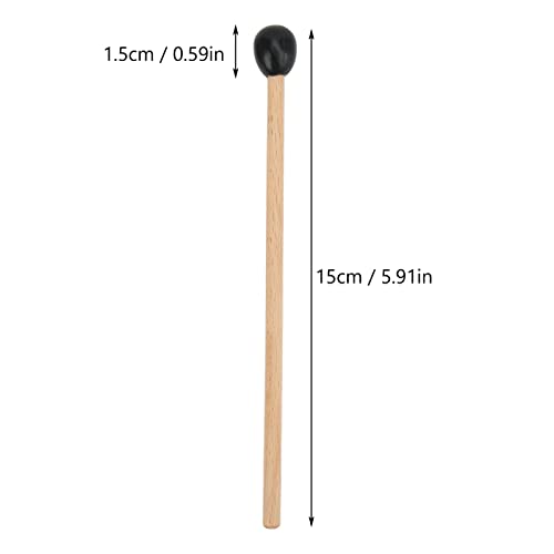 Juego de baquetas para tongue drum, mazo para tambor de lengüeta, accesorio musical (pequeño) miniatura 2