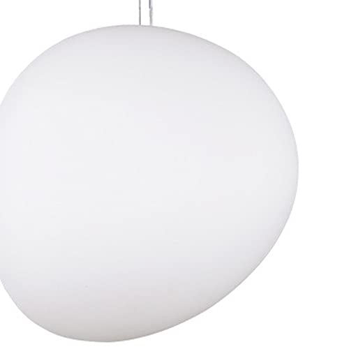 Suspension moderne en pavés blancs lustre réglable 0.5m - 2