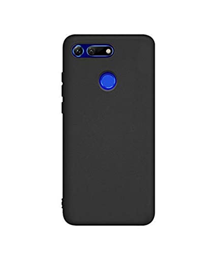 Image of Mobile Back Cover Case for Honor View 20 (Silicone Case|CameraProtection|Black SC1510)