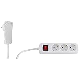 Tiene protección de niños REV Ritter 12326114 Enchufe Schuko Blanco 2m