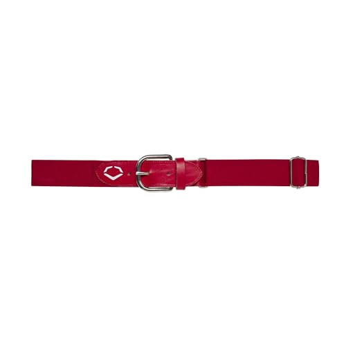 EvoShield Adult Elastic Game Belt - One Size Fits All, Scarlet