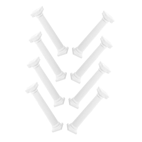 Hemobllo 8Pcs Roman Pillar Decor Wedding Cake Stand Support Attractive for Home Decoration Romantic Atmosphere Enhancer for Desserts and Events