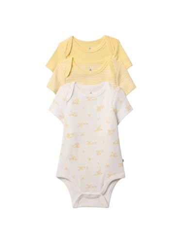 Image of GAP Baby 3-pack Short Sleeve Bodysuit